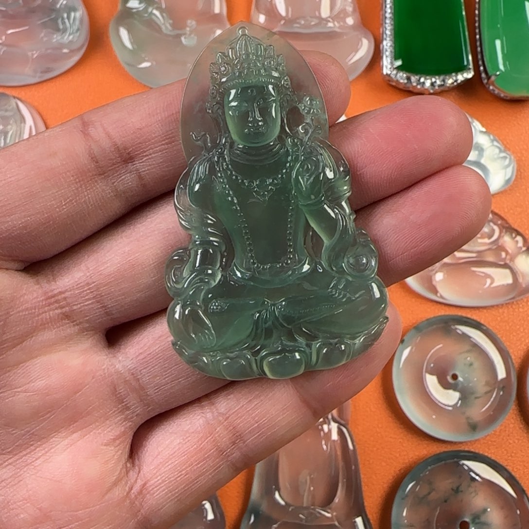 定制翡翠未镶嵌天然