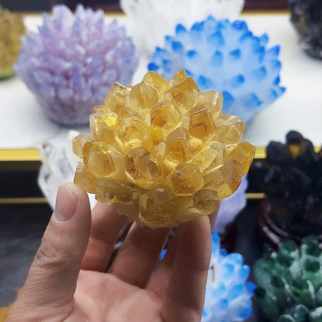 般***蜜石材水晶水晶水晶