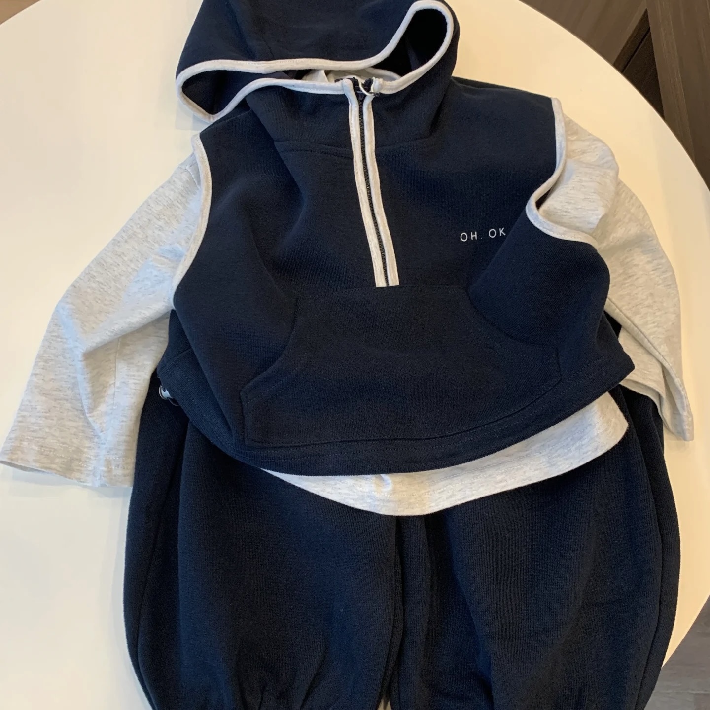 A3711#CYX-JYH-22009儿童藏青夹克