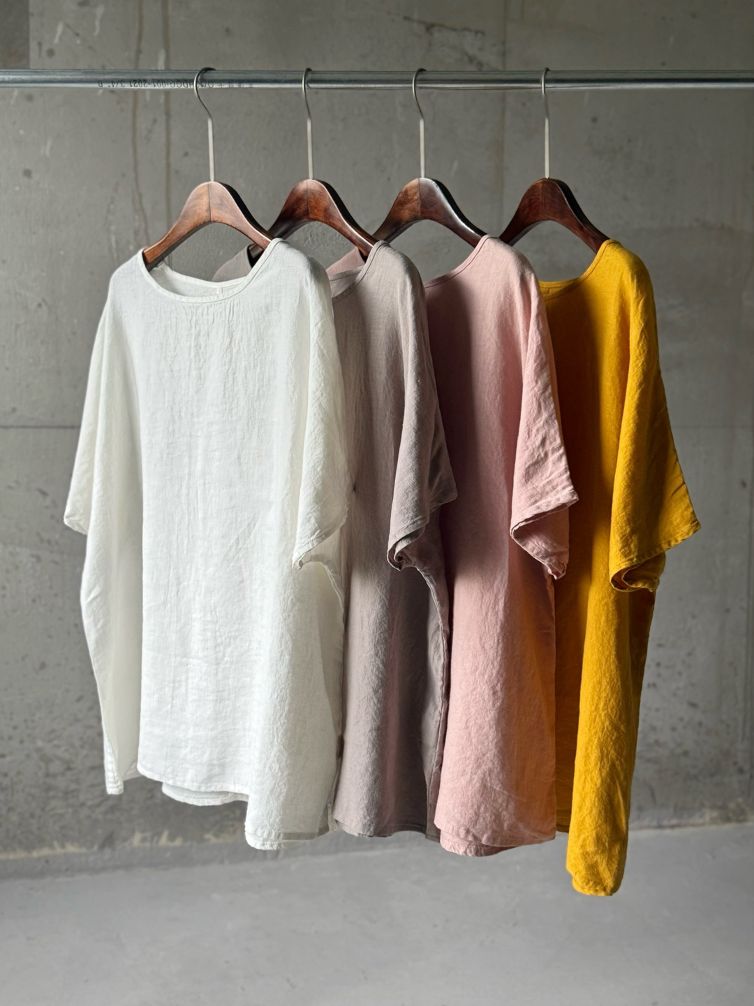 (老钱推荐)古木沉香金标汉麻简约小衫(2428)