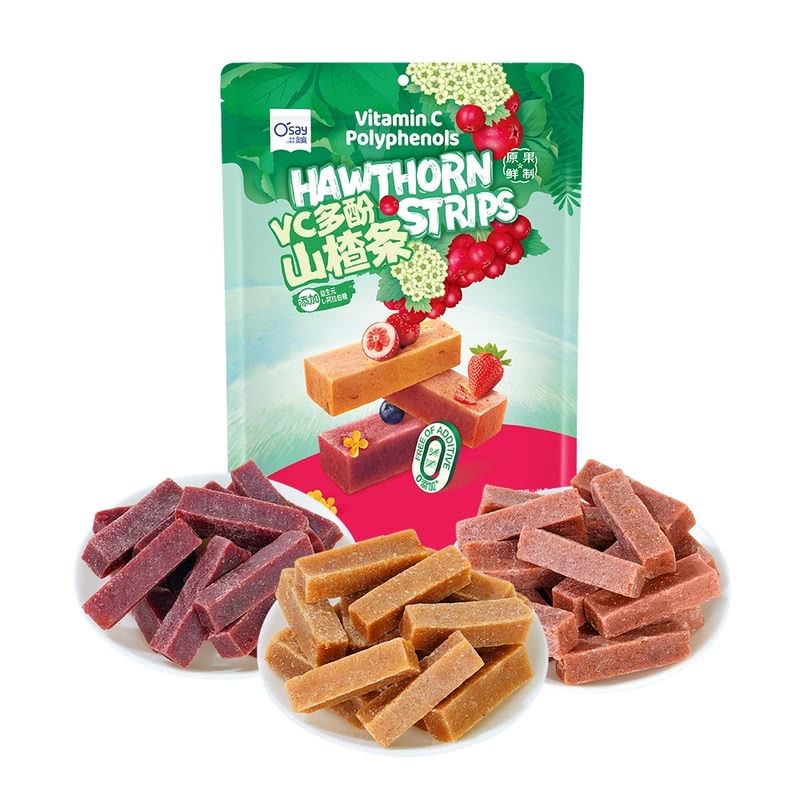 奥赛VC多酚山楂条1kg解馋零食