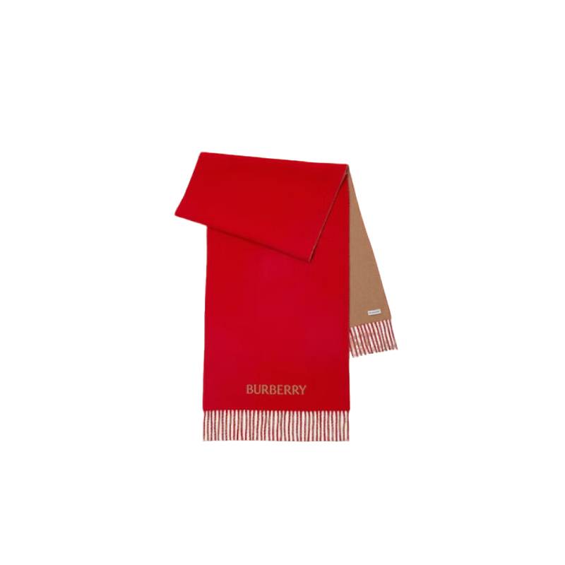BURBERRY/博柏利【马上红】【礼物】双面骑士徽标羊绒围巾80787861商品图