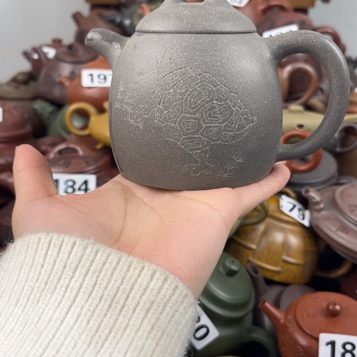 紫砂茶壶盖子微晃