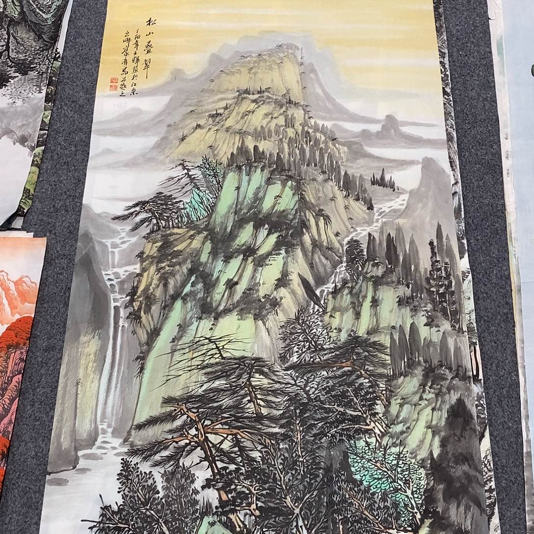 国画画画真的画的