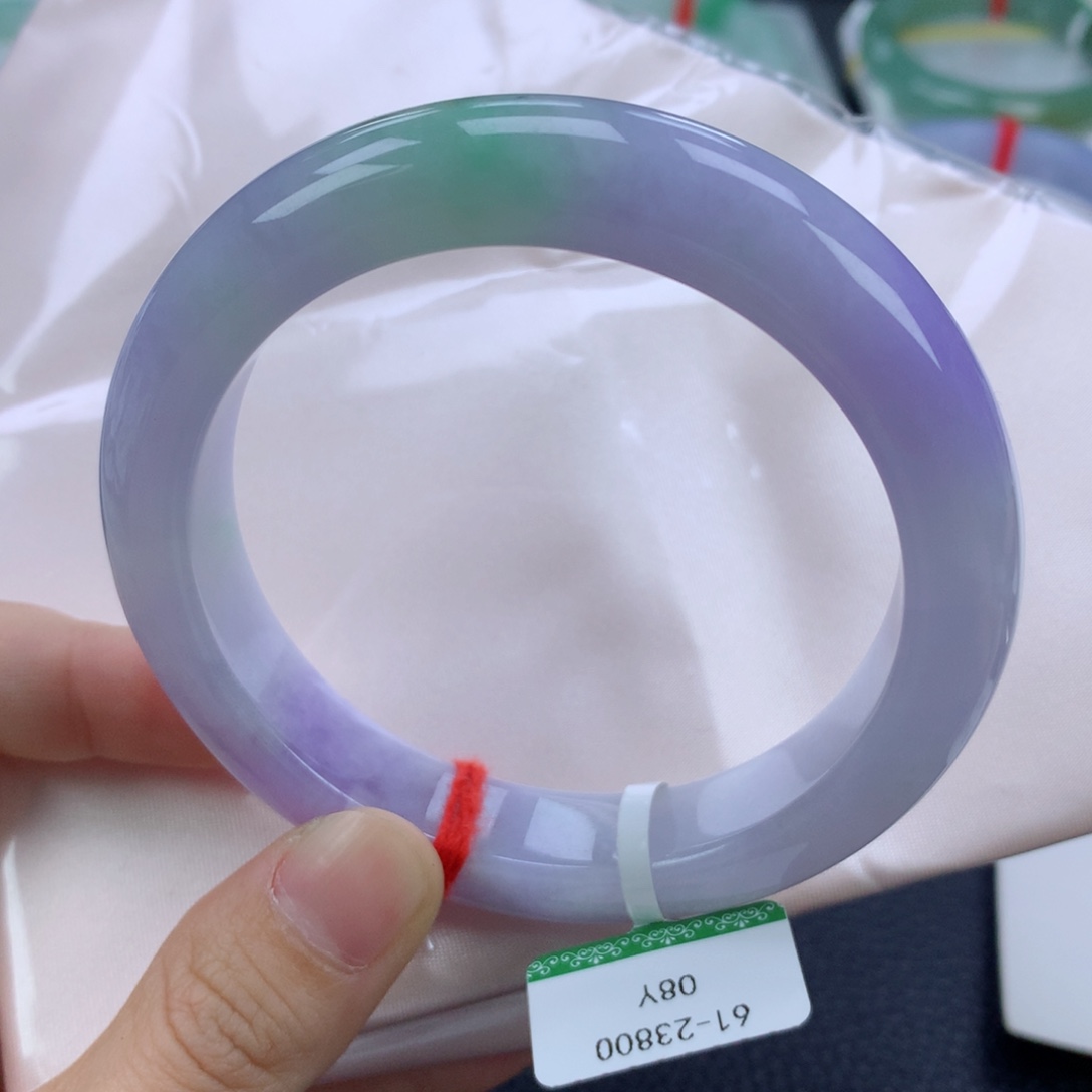 翡翠手镯未镶嵌61.正