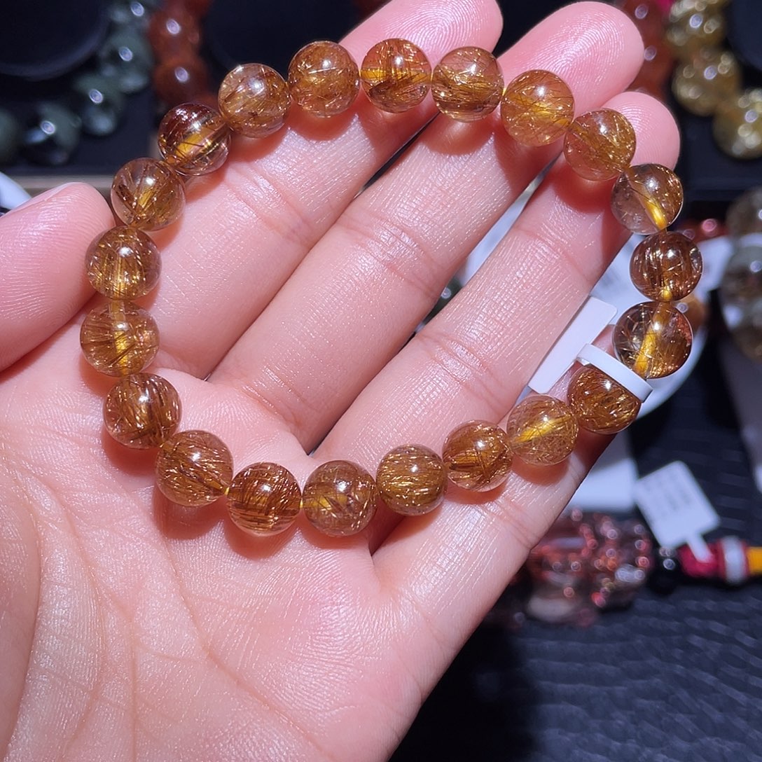 水晶手链未镶嵌铜发手链