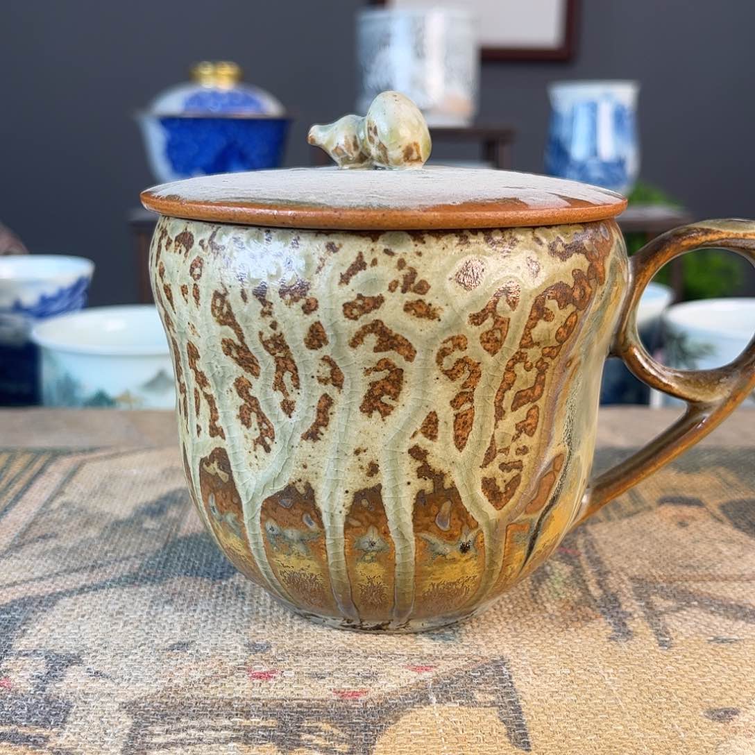 杯景德柴烧茶杯多人