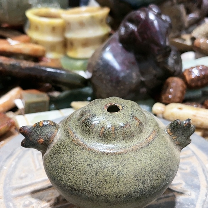 瓦当摆件摆件茶茶香