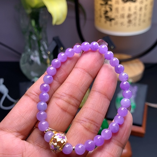 翡翠手串未镶嵌吊坠