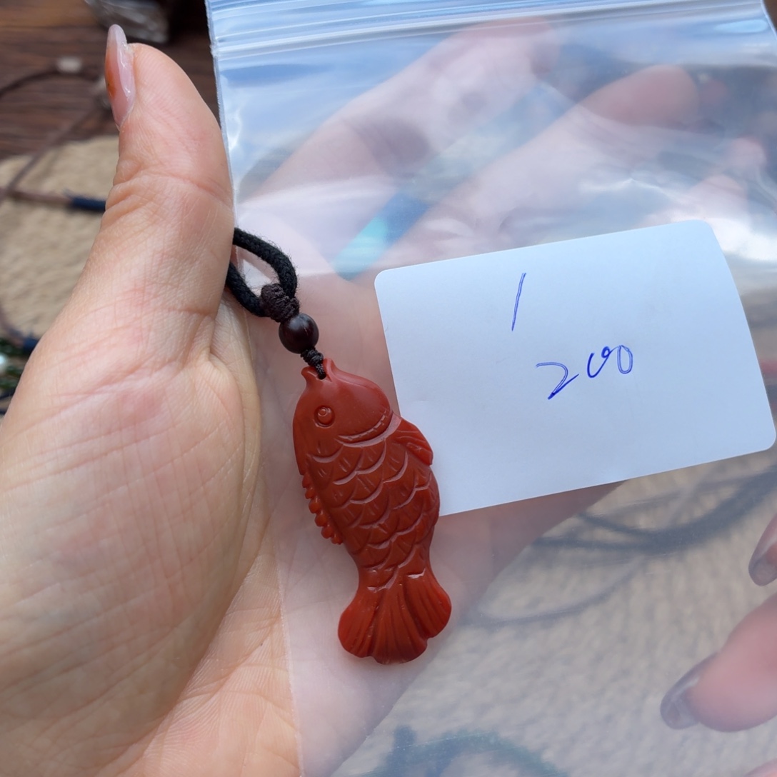招***花南红玛瑙未镶嵌颈饰