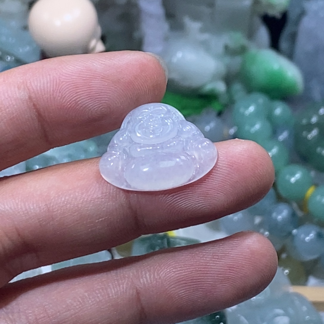 翡翠未镶嵌吊坠(不含链)佛公