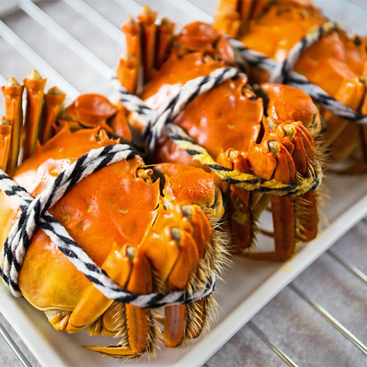 【盘锦河蟹】1.7-2两公蟹/1.2-1.5两母蟹10 只（绑腿鲜活发货）