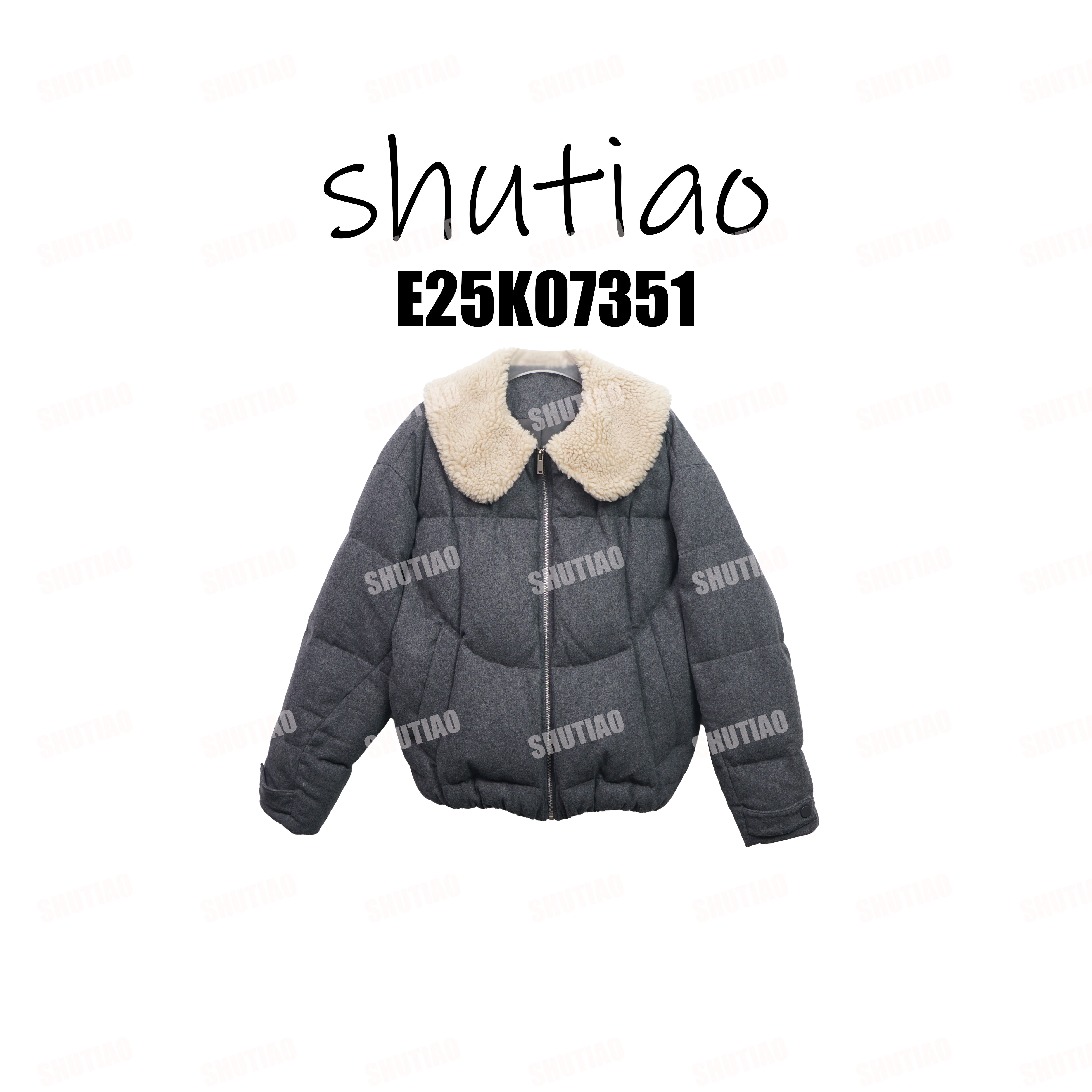 【SHUTIAO】2025秋冬：新款小众设计款羽绒服E25K07351