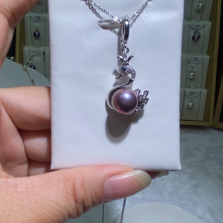 耳饰淡水珍珠银S925镶嵌