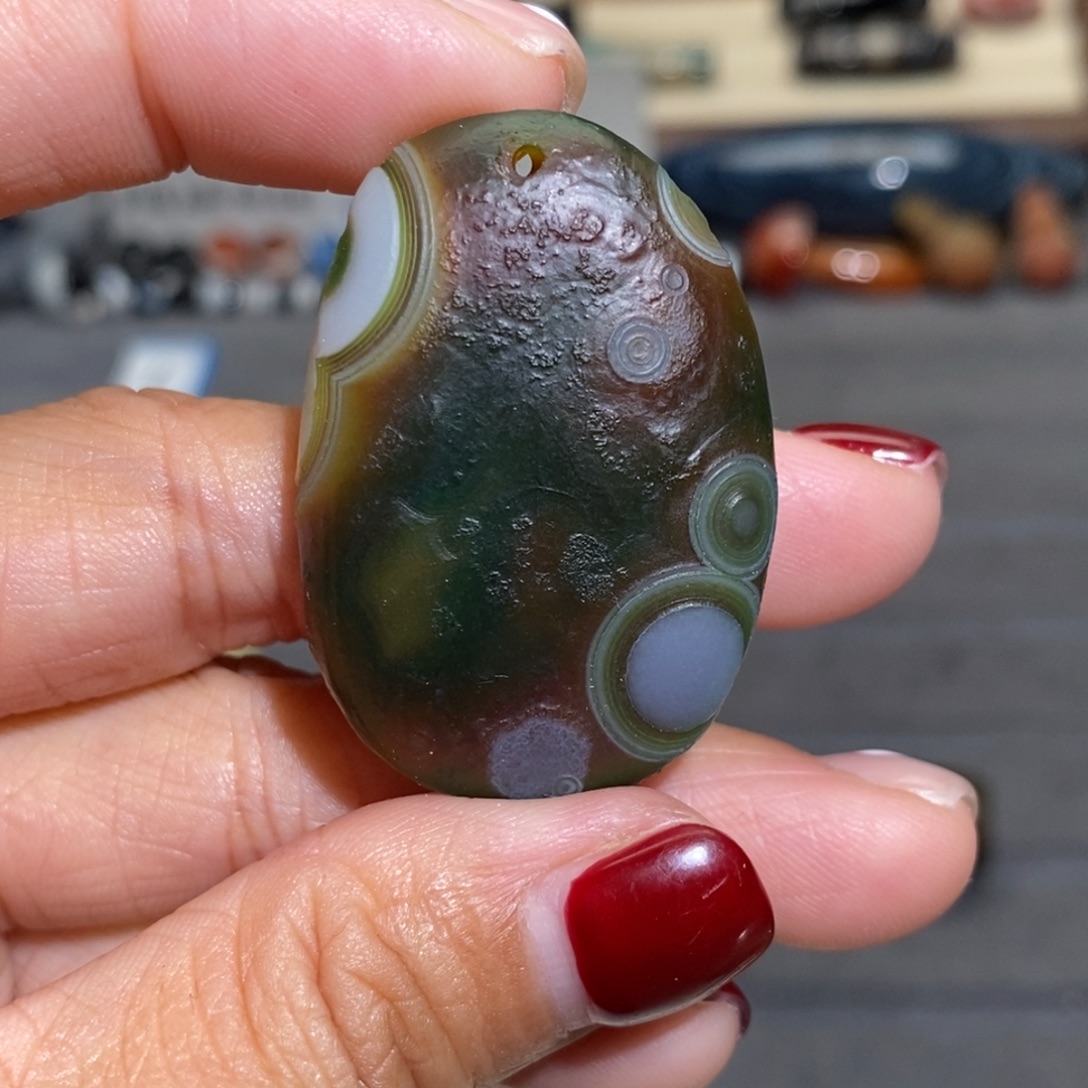 左***叶玛瑙/玉髓合金手链