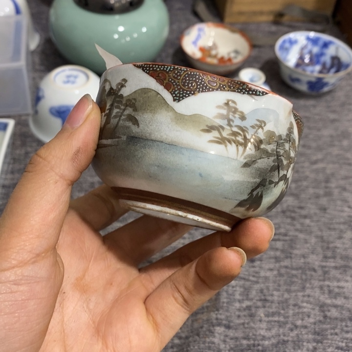 紫砂茶杯非常漂亮好看的碗