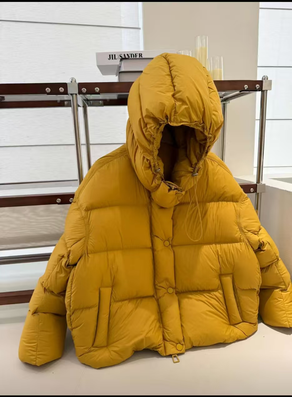 90白鹅绒纯色保暖宽松型韩版冬季连帽带帽短款极简风2527