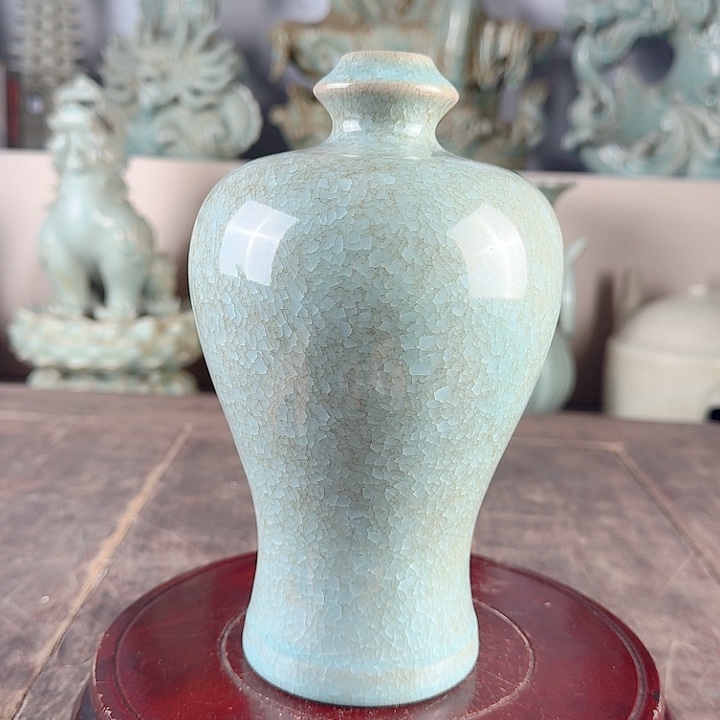 汝窑梅瓶品相完美