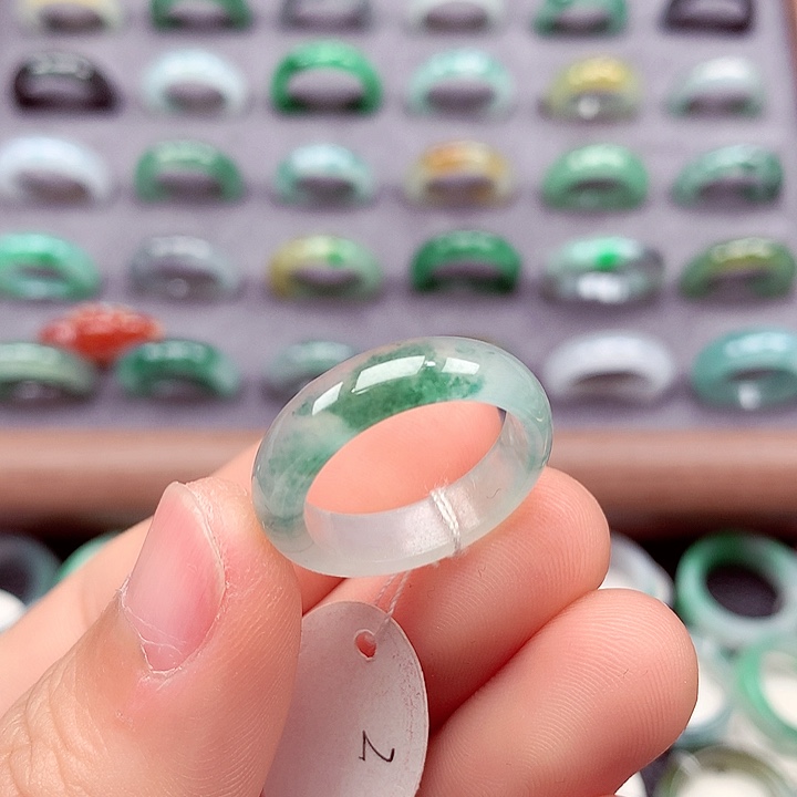 翡翠戒指未镶嵌17号