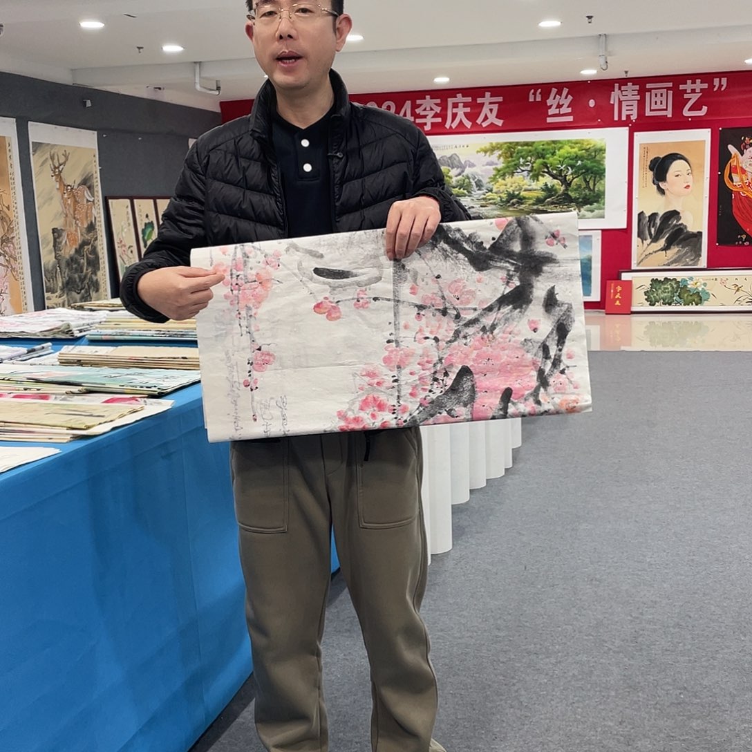 国画今天上午国画作品展示