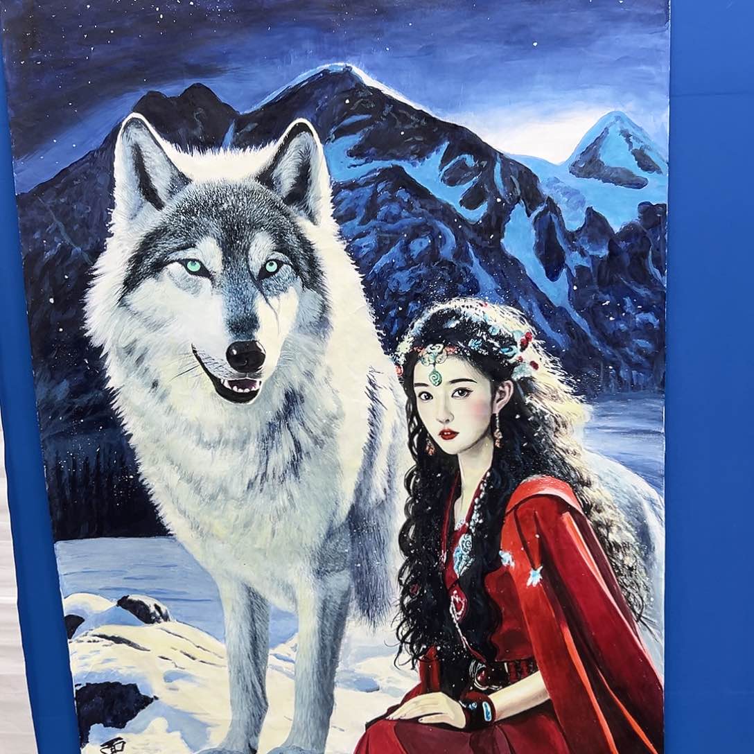 国画国画作品纯手绘