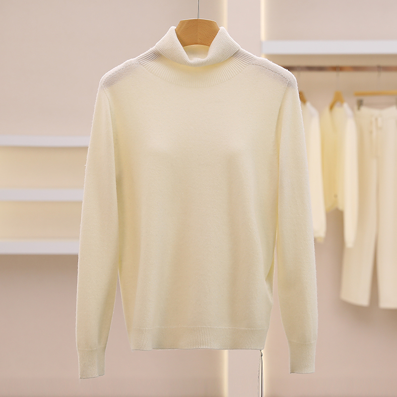 F7964-【M】高领宽松打底毛衫#XMF58M007