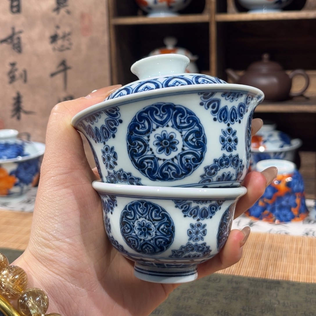 柴窑景德镇陶瓷主人杯