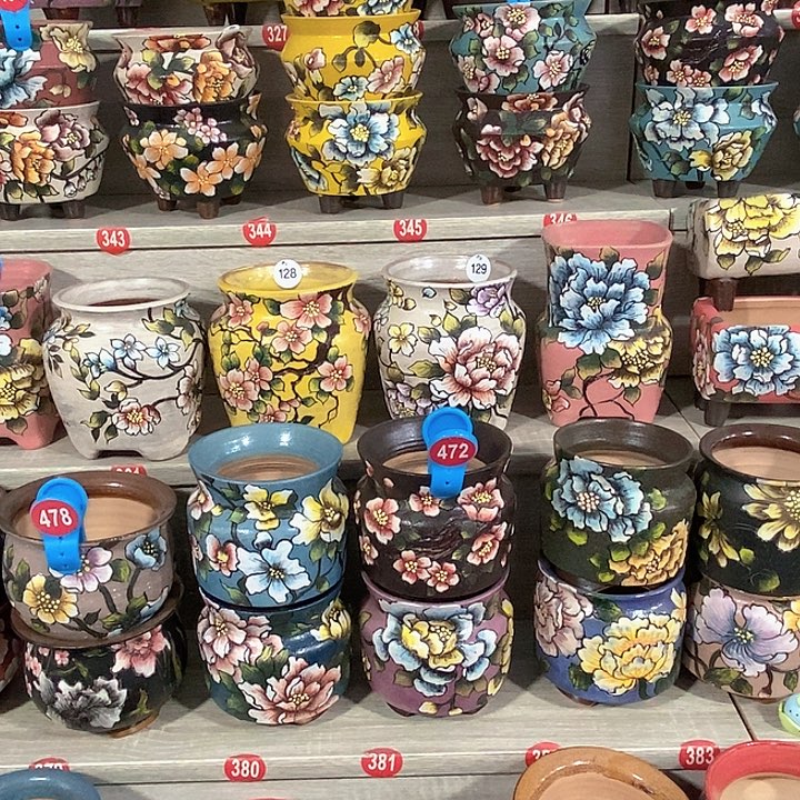 景德镇精品暮年复古花盆特价