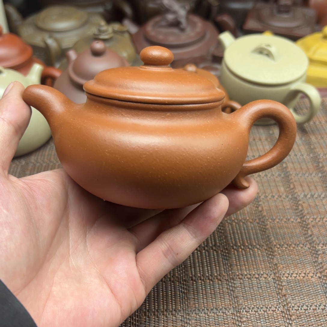茶壶紫砂宜兴原矿紫砂壶230毫升容量