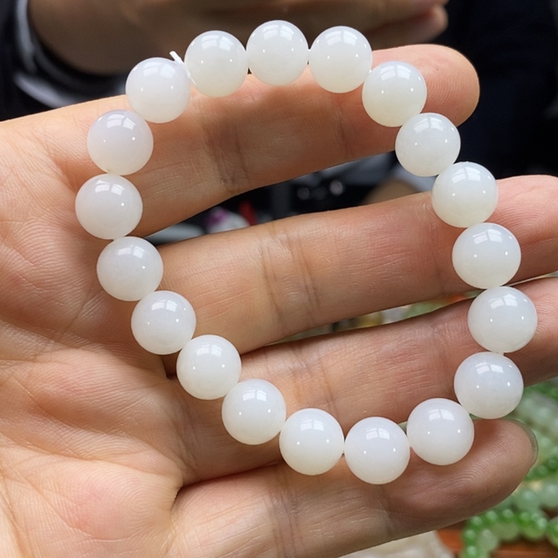 和田玉未镶嵌手链