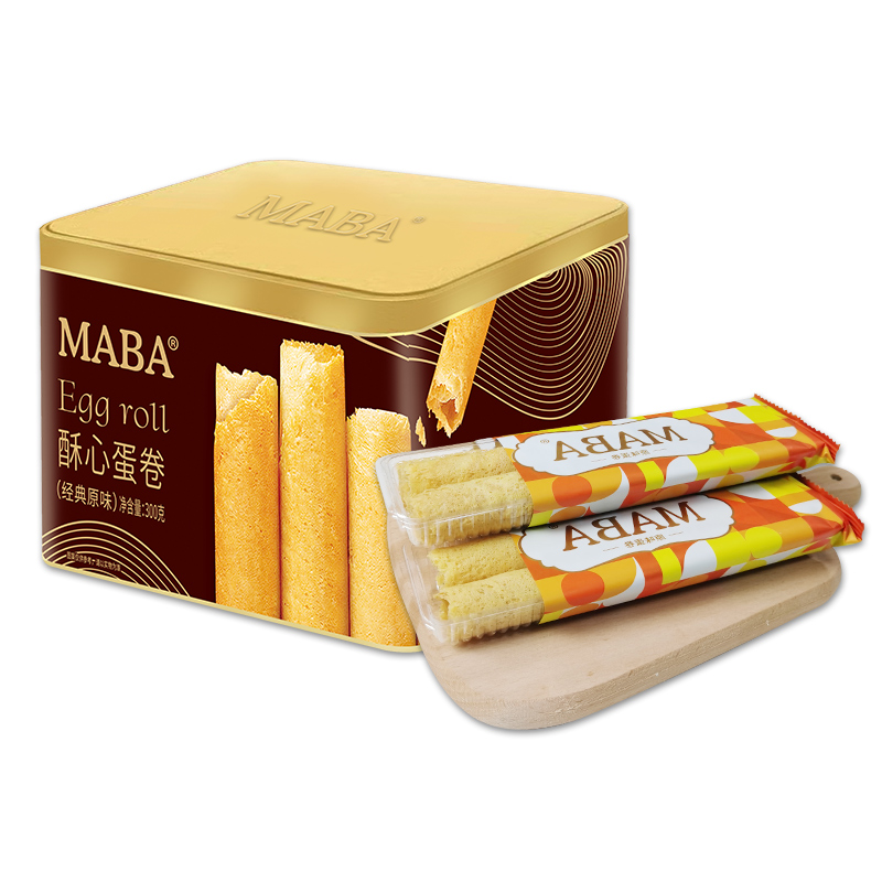 港式蛋卷香港品牌MABA酥香蛋卷