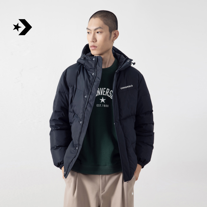 【拒水保暖】匡威秋冬新品男女拒水保暖连帽羽绒服外套UCJ143