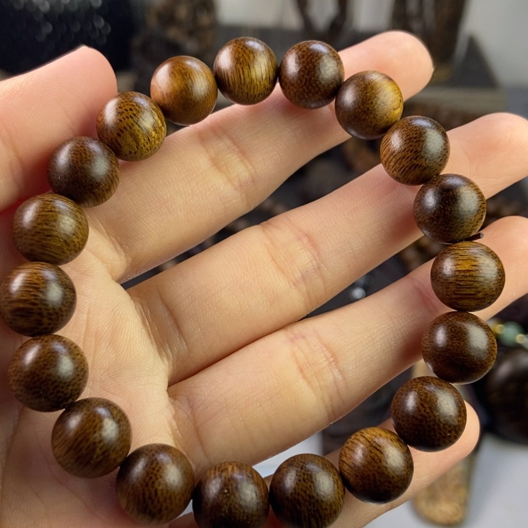 沉香手串无*丶富森红土