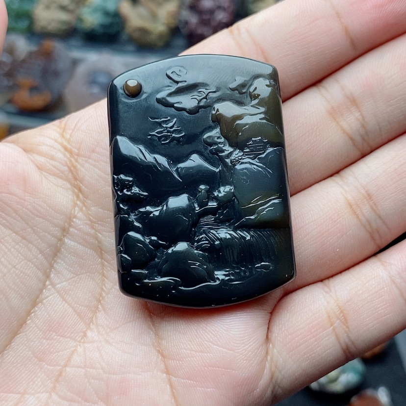 【闪购商品】未镶嵌定制石英质玉吊坠