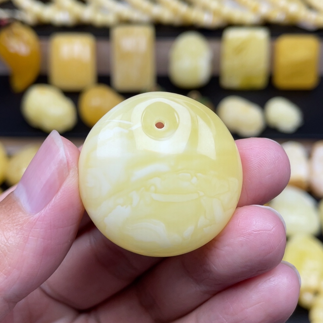 琥珀未镶嵌裸石琥珀蜜蜡