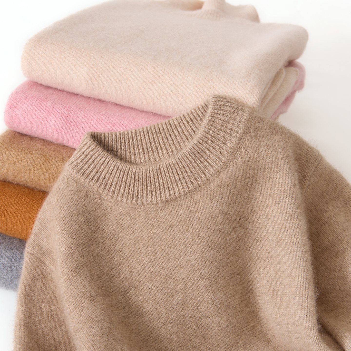 【加厚款】儿童山羊绒衫加厚半高领男女童打底衫秋冬新款套头毛衣