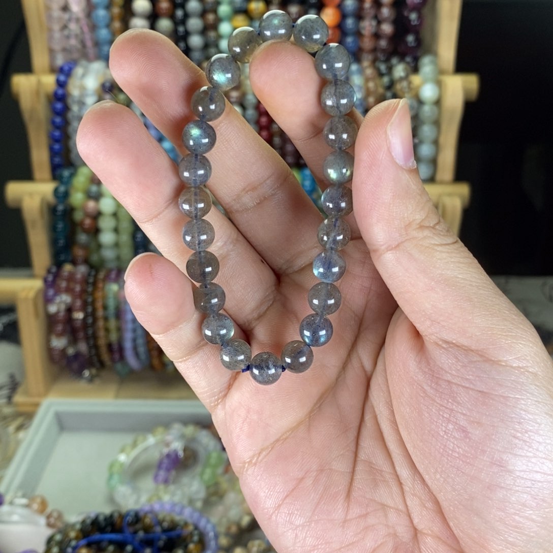 水晶手链未镶嵌灰月光