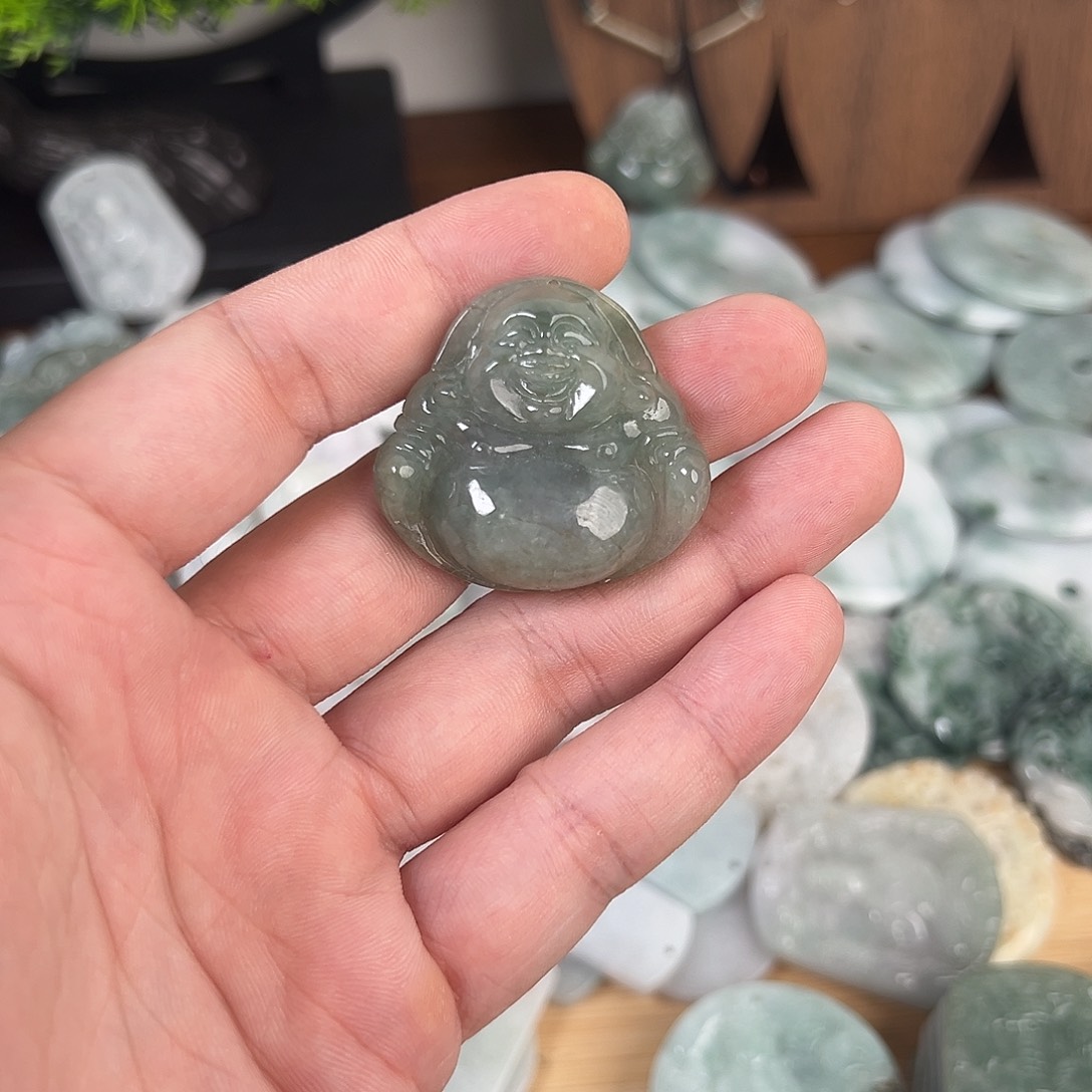 颈饰未镶嵌翡翠天然A货翡翠002