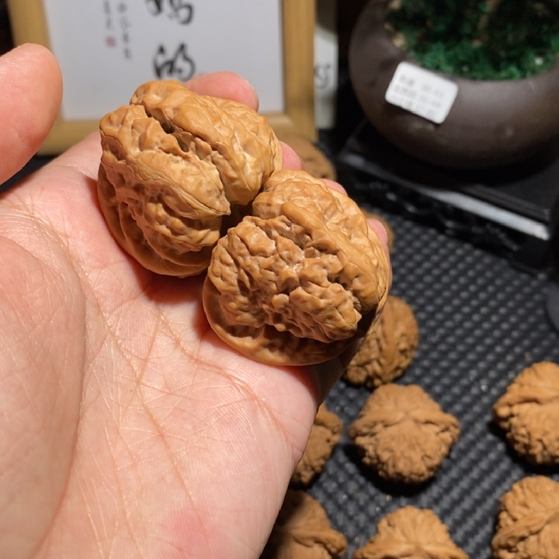 文玩核桃把件42全品蛤蟆头