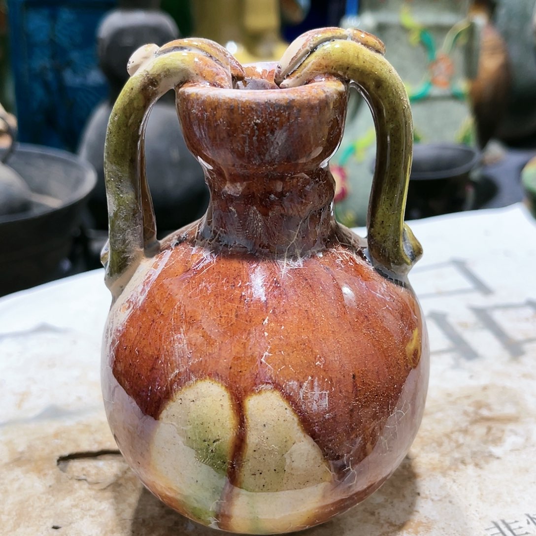 瓦当摆件摆件茶的茶桌陶瓷