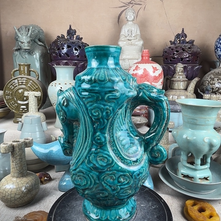 民***玩摆件瓷器好漂亮呀