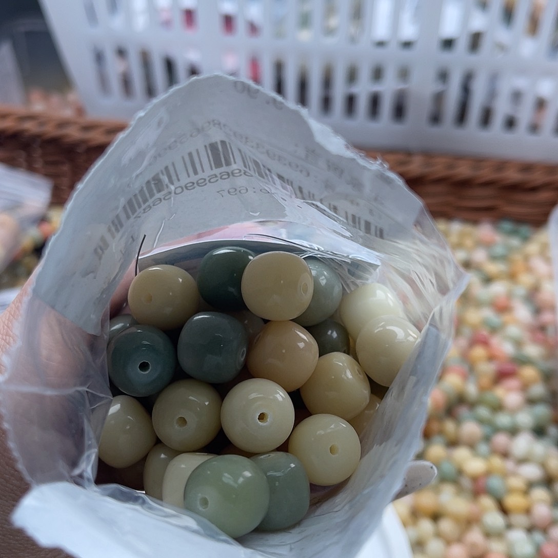 白玉菩提吊坠z锅底12mm/80颗