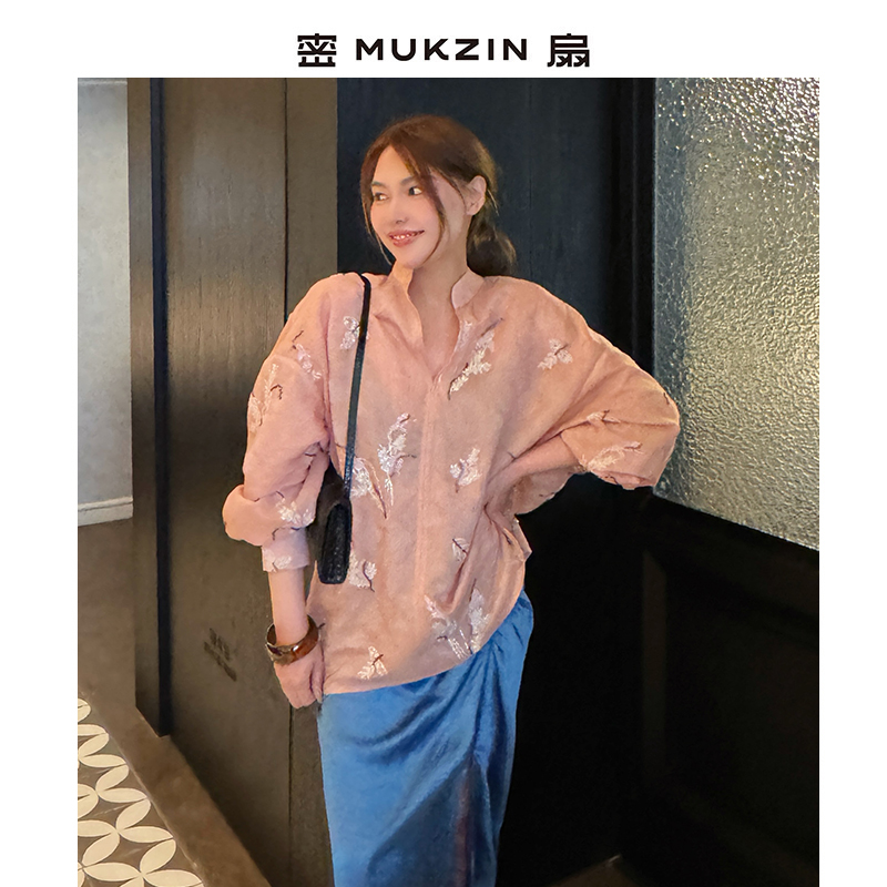 密扇「小茴香」时尚气质新中式衬衫M253A03125350