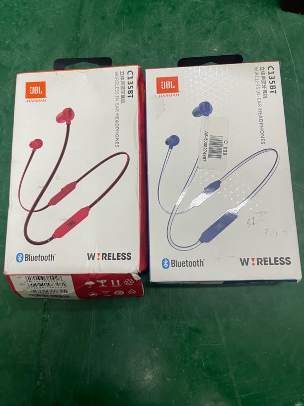 9新  捡漏jBL C135BT立体声蓝牙耳机编号M045