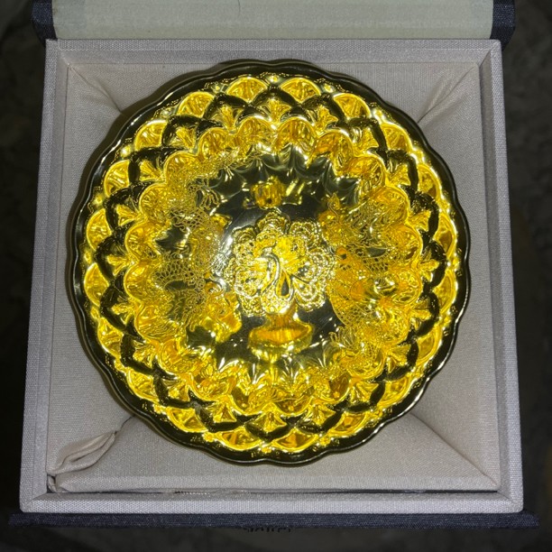 金妖妃龙凤呈祥杯高端茶器 茶具 茶杯 主人杯 金色创意