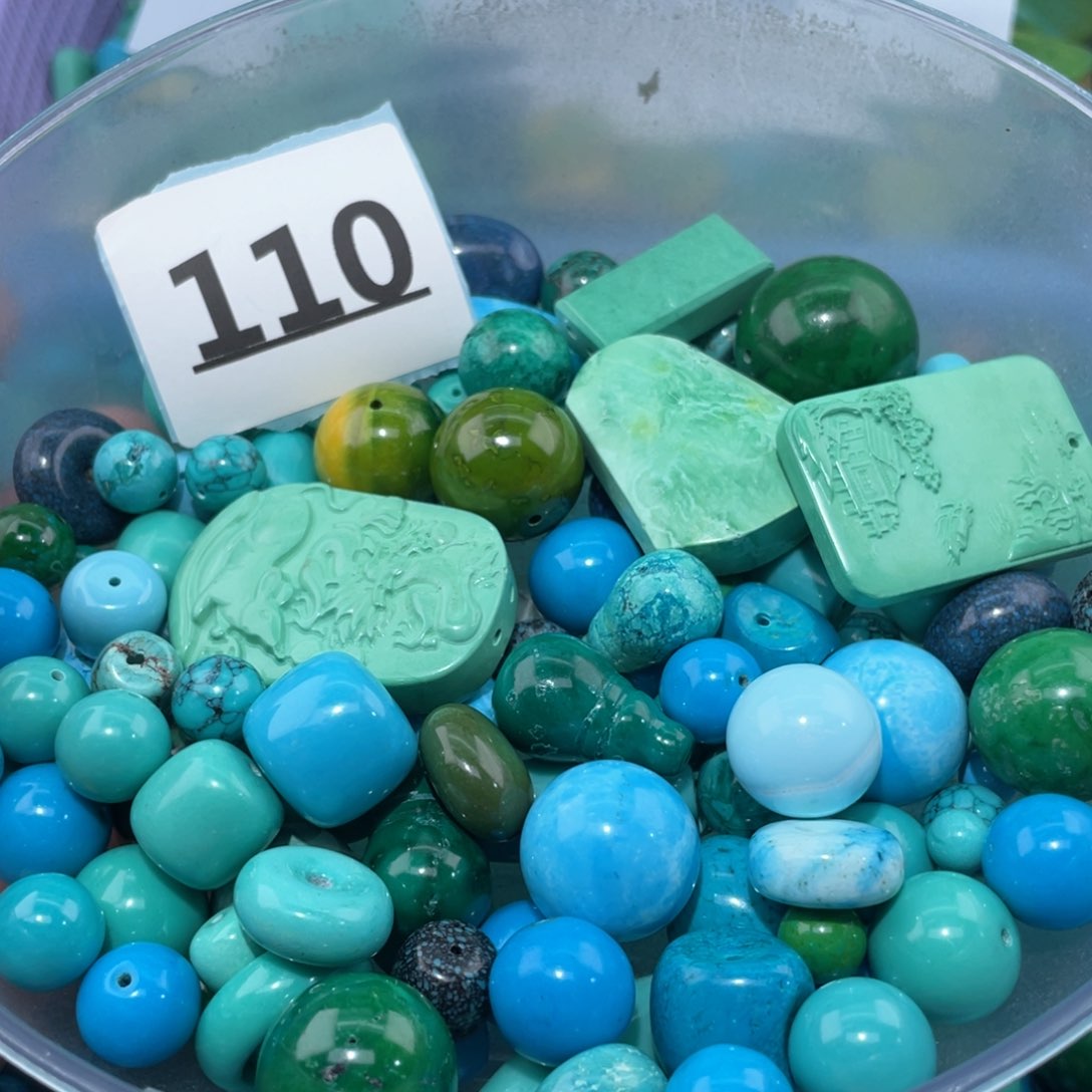 未镶嵌菱锰矿珠宝半成品