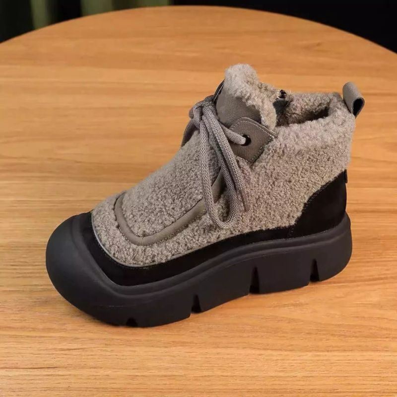 【反季清仓】2025冬季新款保暖加厚女士棉鞋增高加绒防寒雪地靴