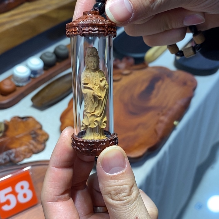 黄杨木挂件浮力浮力