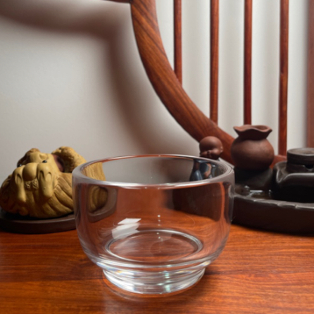 纯净体水晶碗产地東海透明耐热加厚