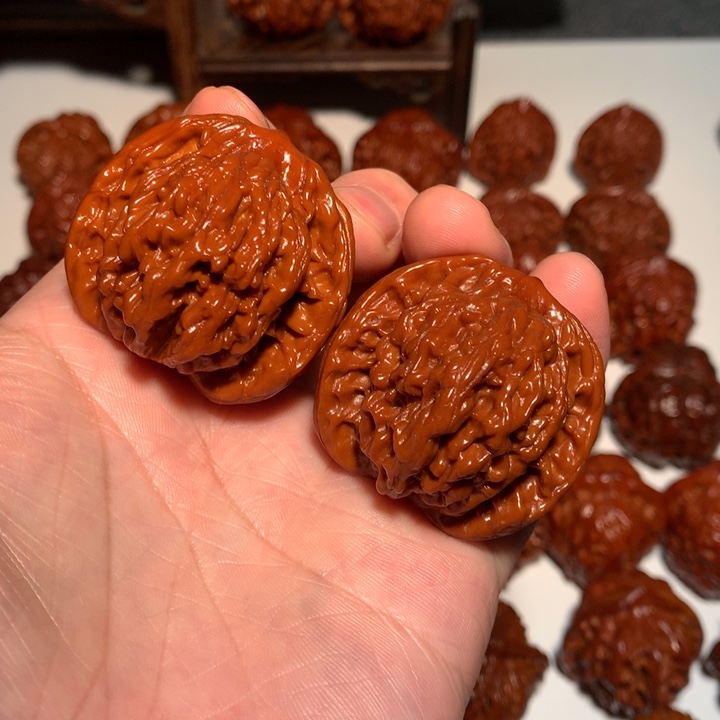 桃核吊坠虎头4WCH#00#